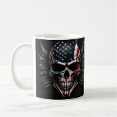 Patriotic Skull Kaffeetasse (Links)