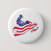 Patriotic-Sledder Button (Vorderseite)