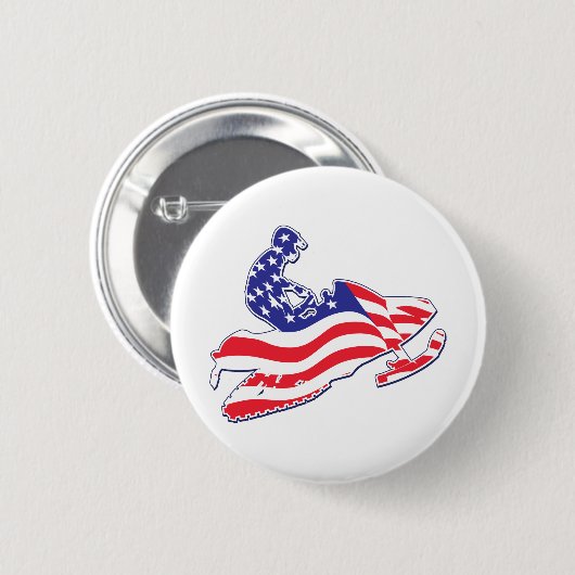 Patriotic-Sledder Button (Vorne & Hinten)