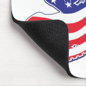 Patriotic-Sledder Mousepad (Ecke)