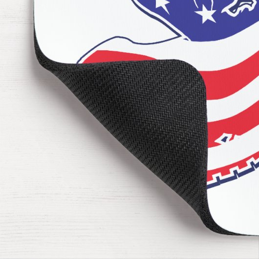 Patriotic-Sledder Mousepad (Ecke)