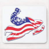 Patriotic-Sledder Mousepad (Vorne)
