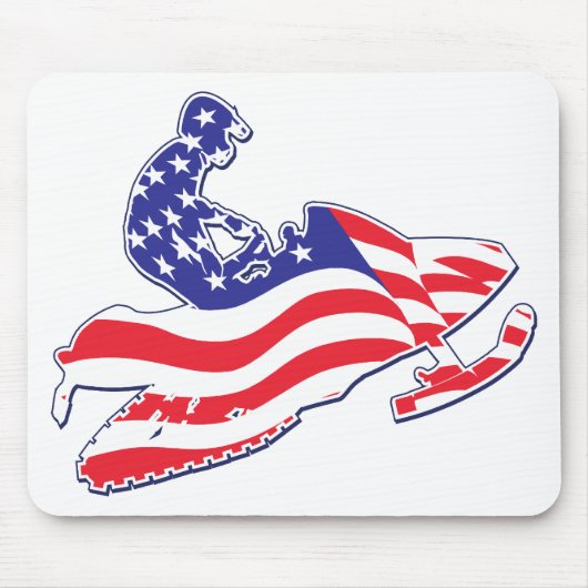 Patriotic-Sledder Mousepad (Vorne)