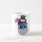 Patriotic Snowman Tasse (Mittel)