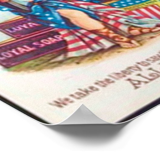 Patriotic Soap Poster (Ecke)