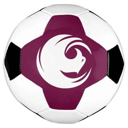 Patriotic Soccer Ball with Flag of Phoenix City (Gedreht)