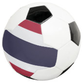 Patriotic Soccer Ball with Flag of Thailand (Dreiviertel)