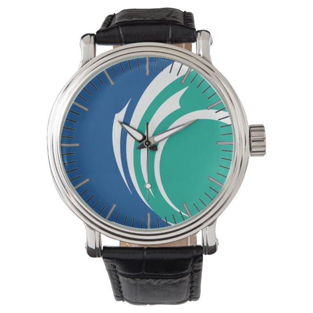 Patriotic, special watch with Flag of Ottawa Armbanduhr (Vorderseite)