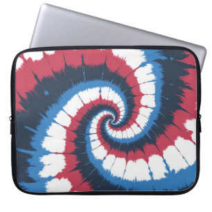 Patriotic Spiral Krawatte Dye Laptopschutzhülle