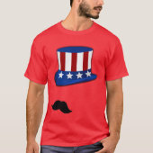 Patriotic Stache T-Shirt (Vorderseite)