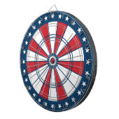 Patriotic Star Dartboard Game Room Wall Decor Dartscheibe (Vorderseite rechts)