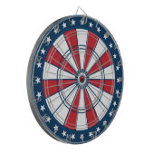 Patriotic Star Dartboard Game Room Wall Decor Dartscheibe (Vorderseite Links)
