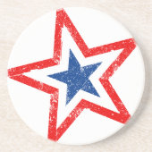Patriotic Star Drink Untersetzer (Vorne)
