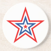 Patriotic Star Drink Untersetzer (Vorne)