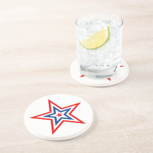 Patriotic Star Drink Untersetzer
