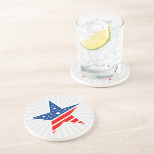 Patriotic Star Drink Untersetzer
