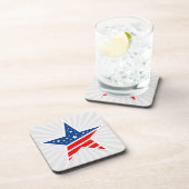 Patriotic Star Drink Untersetzer (Rechte Seite)