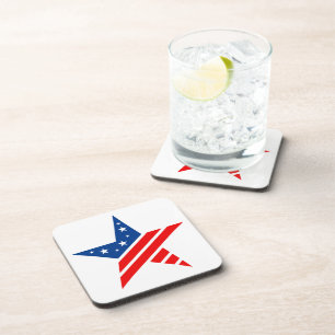 Patriotic Star Drink Untersetzer
