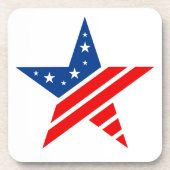 Patriotic Star Drink Untersetzer (Vorderseite)