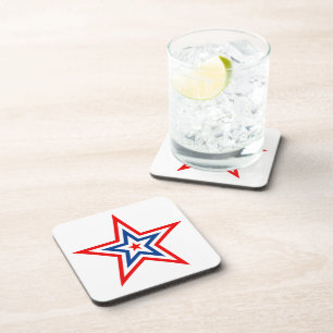 Patriotic Star Drink Untersetzer