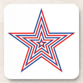 Patriotic Star Drink Untersetzer (Vorderseite)