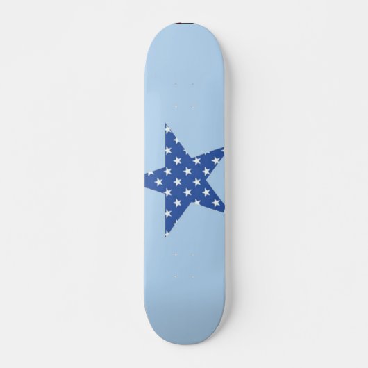 Patriotic Star Skateboard (Vorne)