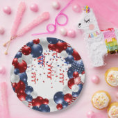 Patriotic Star Spangled Celebration Arch Pappteller (Party)