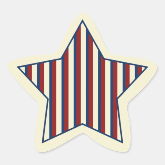 Patriotic Star Stickers (Vorderseite)