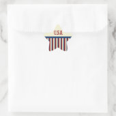 Patriotic Star Stickers (Tasche)