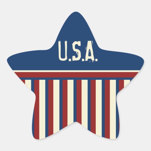 Patriotic Star Stickers (Vorderseite)