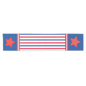 Patriotic Star Striptease Tischläufer 4. Juli (Horizontal)