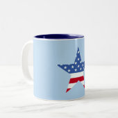 Patriotic Star Tasse (Vorderseite Links)