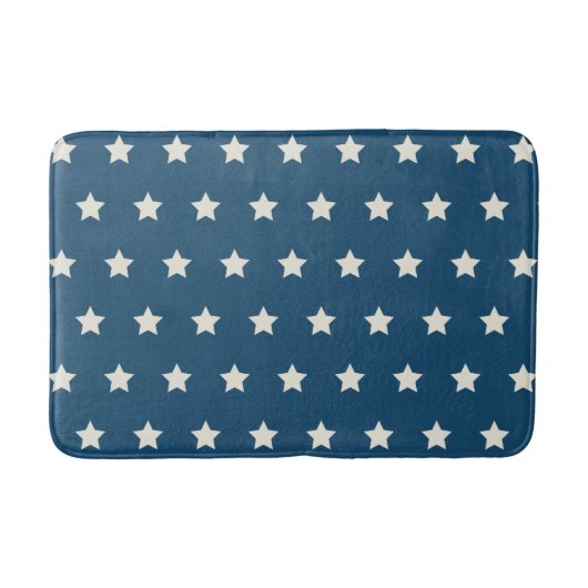 Patriotic Stars Bath Mat Badematte (Vorderseite)