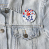 Patriotic Stars Joe Biden 2020 Button (Beispiel)