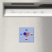 Patriotic Stars Magnet (In Situ (Geschirrspüler))