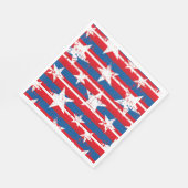 Patriotic Stars Paper Napkins Serviette (Ecke)