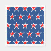 Patriotic Stars Paper Napkins Serviette (Vorderseite)