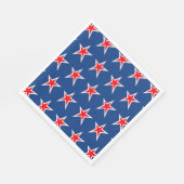 Patriotic Stars Paper Napkins Serviette (Ecke)