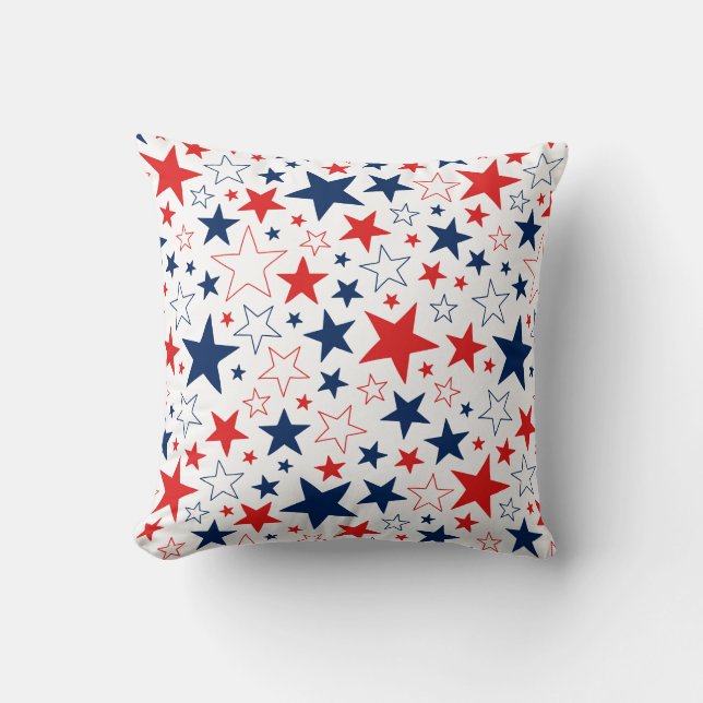 Patriotic Stars Pillow Kissen (Vorderseite)