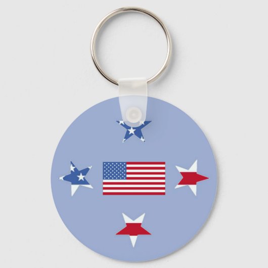 Patriotic Stars Schlüsselanhänger (Vorderseite)