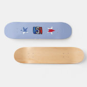 Patriotic Stars Skateboard (Horizontal)