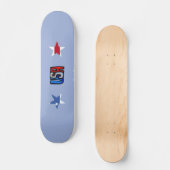 Patriotic Stars Skateboard (Vorderseite)