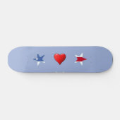 Patriotic Stars Skateboard (Horizontal)