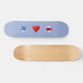 Patriotic Stars Skateboard (Horizontal)