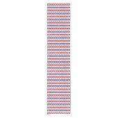 Patriotic Stars Table Runner Kurzer Tischläufer (Vorderseite)