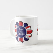 Patriotic Stolz ist britisch Kaffeetasse (Vorderseite Links)