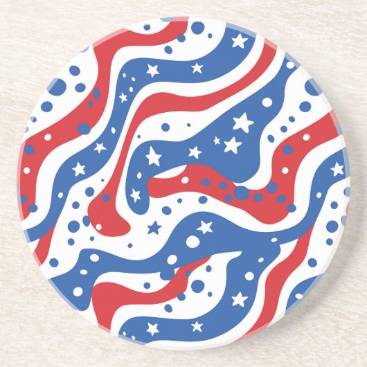 Patriotic Stone Untersetzer (Vorne)