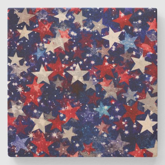 Patriotic Stone Untersetzer (Vorderseite)