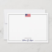Patriotic Style America Flag | Office Stationary (Vorderseite)