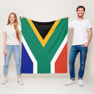 Patriotic Südafrika flagge Bokke Fleecedecke